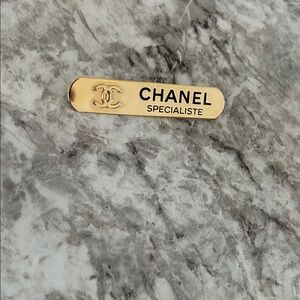 Chanel  Beauty Gold Nameplate with Logo